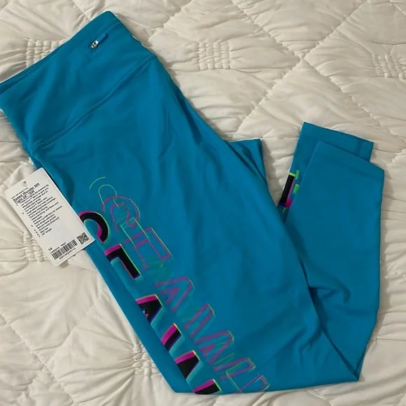 Lululemon Seawheeze Speed Wunder MR Tight 28” Turquoise Tide - Picture 2 of 9